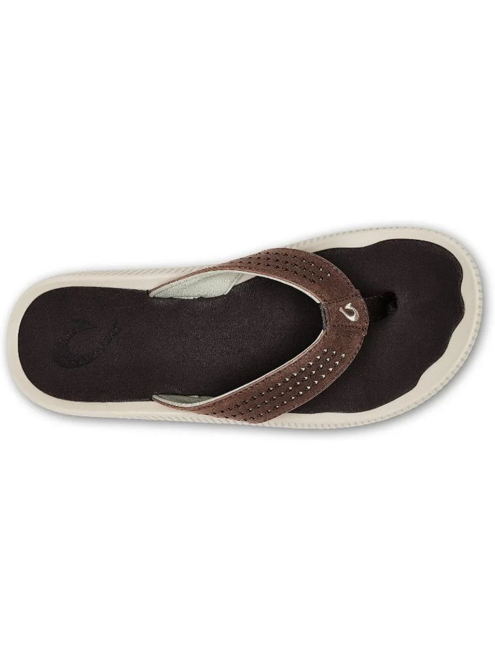 Men's Brown Resistant Flip Flops Arch Support Comfort Fit Beach Sandal Shoes
